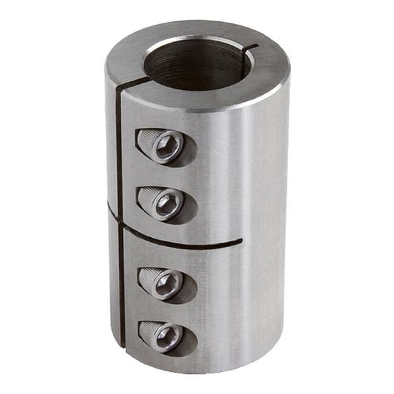 Climax Metal Products Rigid Shaft Coupling,Clamp,1-9/16" L ISCC-062-062-S