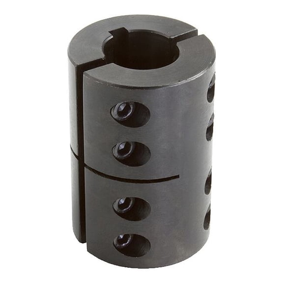 Climax Metal Products Rigid Shaft Coupling,Clamp,3" L 2CC-100-100-KW