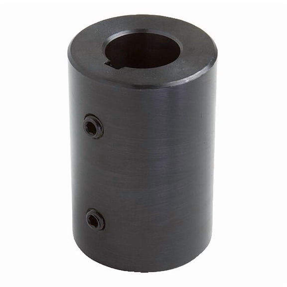 Climax Metal Products Rigid Shaft Coupling, Set Screw, 4" L RC-125-KW