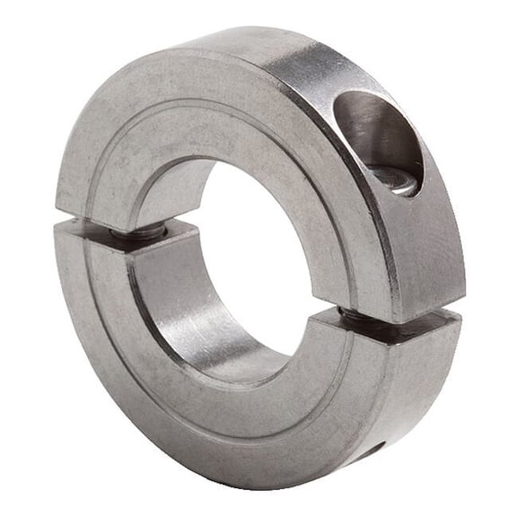 Climax Metal Products Shaft Collar,Clamp,13/16in Outside dia H2C-025-S