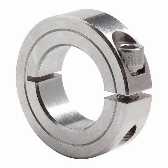 Climax Metal Products Shaft Collar,Clamp,1Pc,1/4 In,SS 1C-025-S
