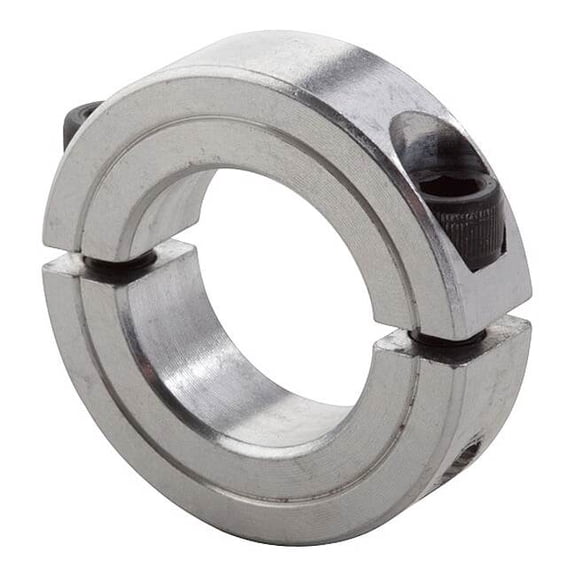 Climax Metal Products Shaft Collar,Clamp,2Pc,1-1/8 In,Aluminum 2C-112-A