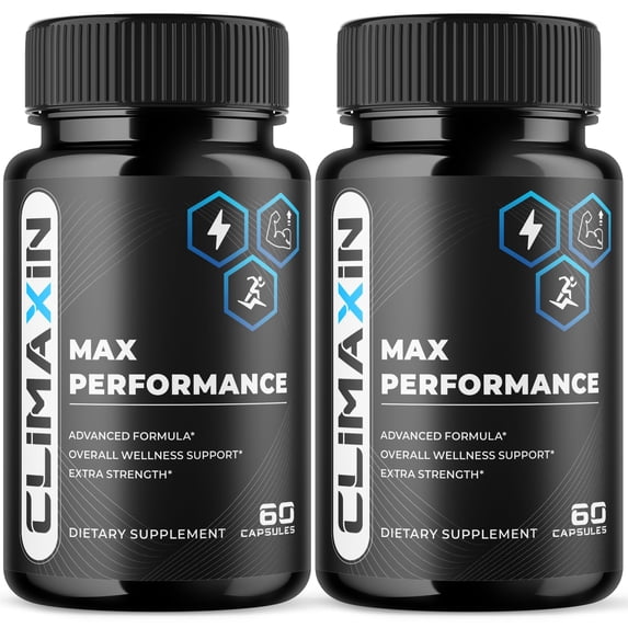 Climaxin Advanced Formula Pills All Natural Vitamin Supplement 120 Capsules