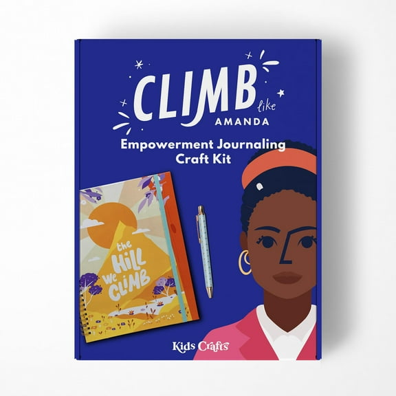 Climb Like Amanda - DIY Empowerment Journal Craft Kit - Kids Girls Tweens Ages 7+