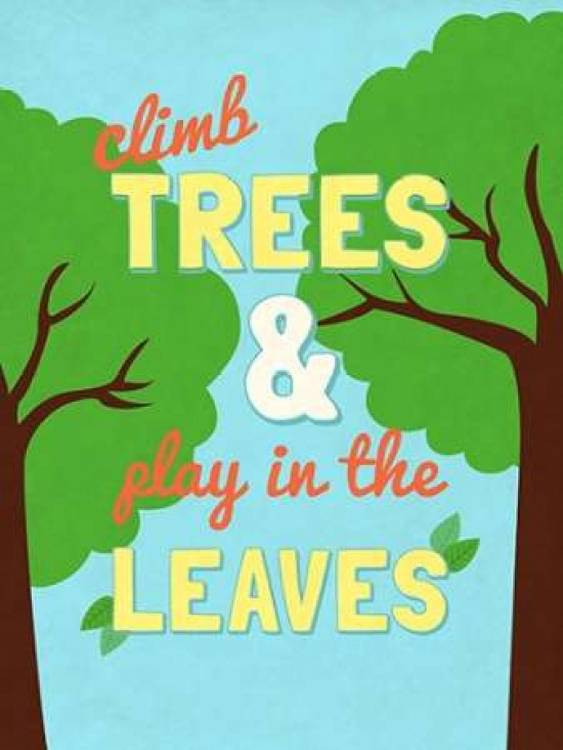 Climb Trees Canvas Art - SD Graphics Studio (18 x 24)