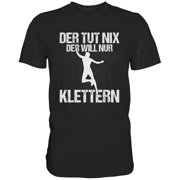 Climber Bouldering Climbing Tshirt Shirt T-Shirt