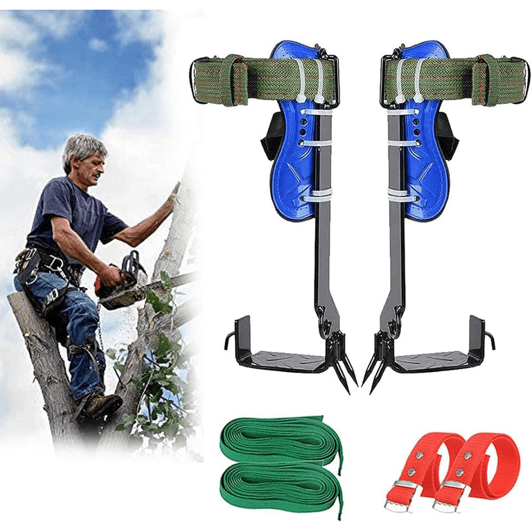 Tree Climbing Spikes Non-Slip Tree Climbing Spurs Like Boots Suitable for  High-Altitude Logging Fruit Picking Outdoor Hunting(1 Pair)
