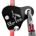 thumbnail image 1 of Climbing Ascender Rope Grab Fall Protection Belay Device Tree Climbing Gear Rappelling Equipment Rope Ascender for Rock Climbing Mountaineering Arborist Caving Rescue Aerial Work 8-12 mm Ropes, 1 of 8
