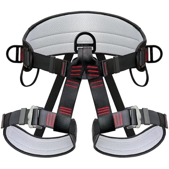 Climbing Belts, Thicken Professional Half Body Safety Belt Climbing Gear for Tree Climbing, Fire Rescue, Roofing$$Sport & Recreation Other