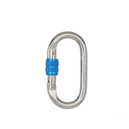 Climbing Carabiner 25 kN 5620 LB Heavy Duty Rugged Terrain Locking Carabiner Clip - Industrial Strength Carabiners - Climbing, Rigging, Ropes, Hammocks