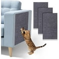 Climbing Cat Scratcher Mat, 3PCS 23.6"X11.8" Trimmable SelfAdhesive