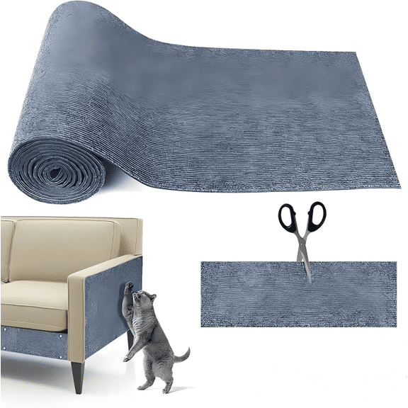 Climbing Cat Scratcher Mat Trimmable Cat Scratching Post Carpet 11.81’’*11.81’’ Self Adhesive Carpet Mat Pad Replacement for Cat Tree Shelves Post Couch Wall Furniture Steps DIY Protector