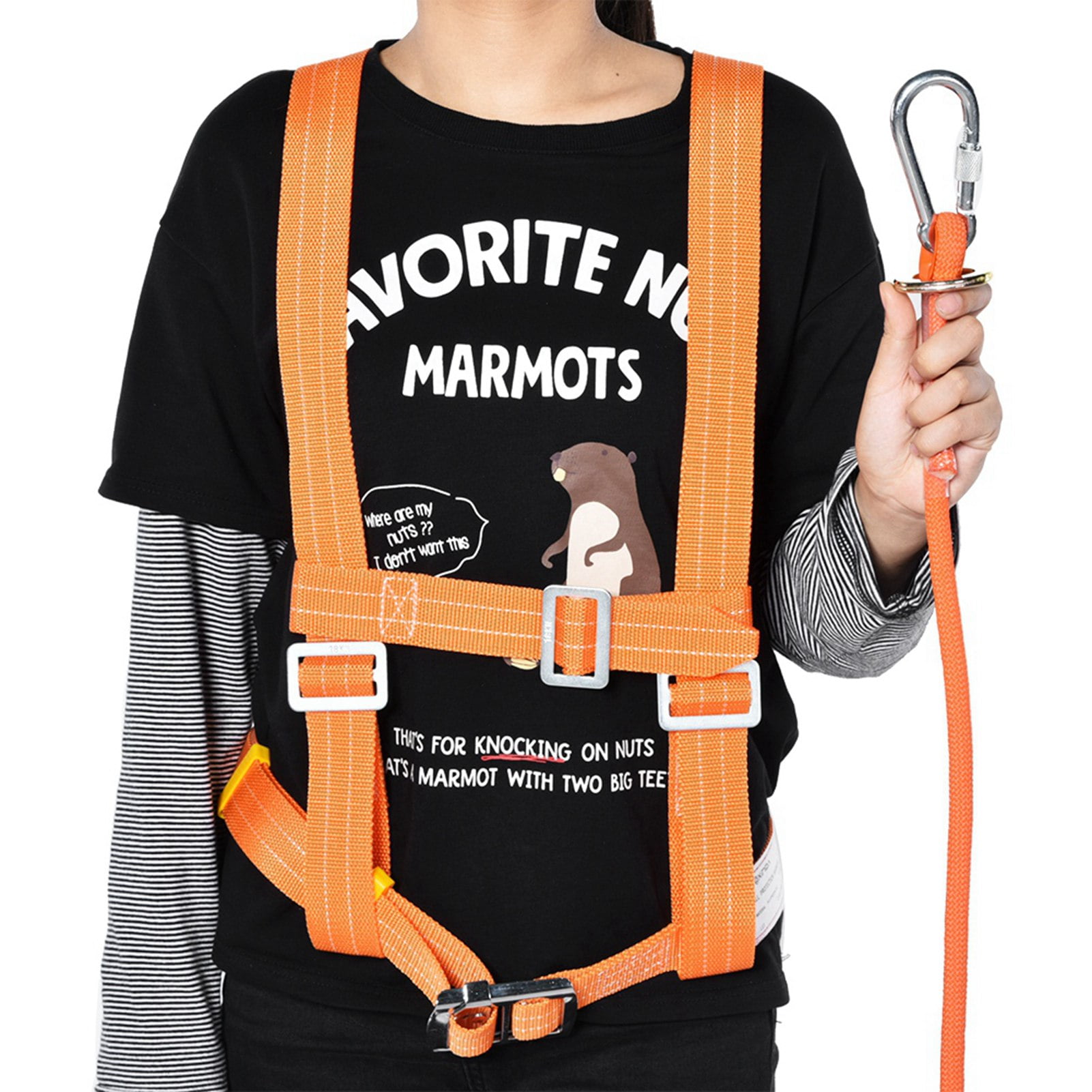 Climbing Gear, Outdoor Fall Protection Body Harness, 6 Stypes 1.6m, , 5m Reinforced Aerial Work