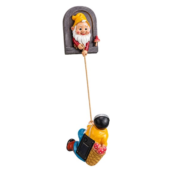 Climbing With Solar Garden Funny Garden Decoration Hanging Climbing Sculpture Wonderful Sculpture Ornament For Garden Lovers