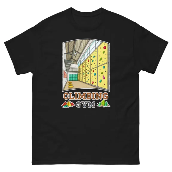 Climbing Gym Mountain Ski Resort Town T-Shirt