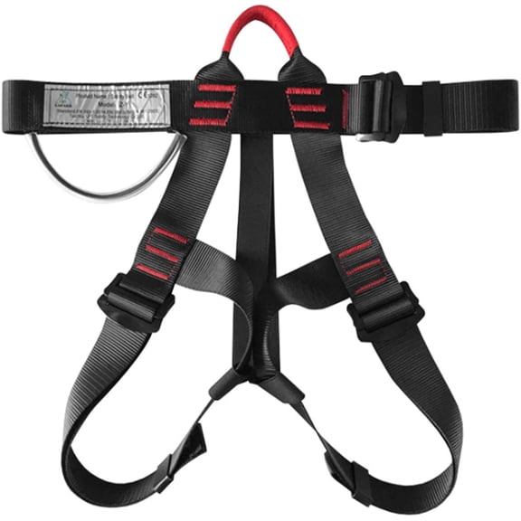 Climbing Harness, Adjustable Half Body Safety Harness, Polyester Rappelling Equipment, for Rock Climbing Rappelling Ideal for Beginners and Advanced Climbers