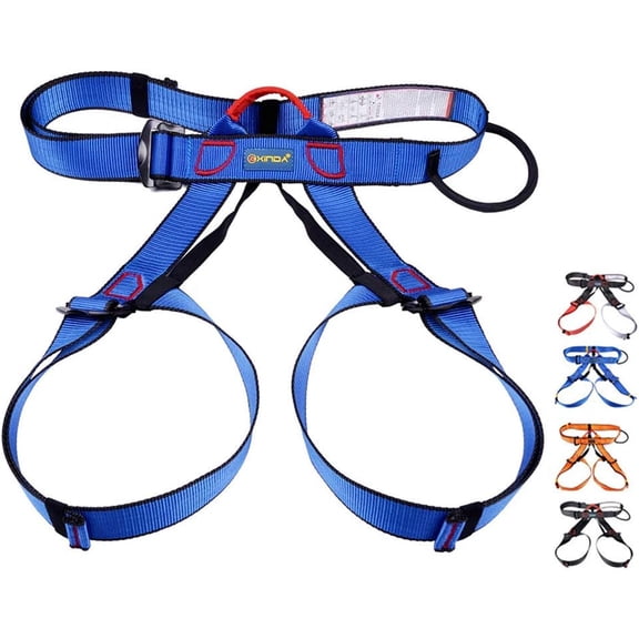 Climbing Harness Half Body Safe for Mountain Rock Climbing, Expanding Training, Rappelling Gear Outdoor Sports for Climbing Expanding Caving Rescue Ascending Training Working at Height