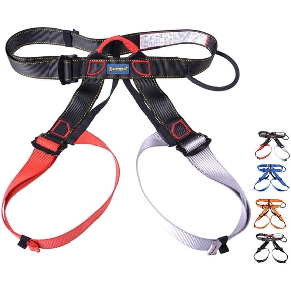 Climbing Harness Half Body Safe for Mountain Rock Climbing, Expanding Training, Rappelling Gear Outdoor Sports for Climbing Expanding Caving Rescue Ascending Training Working at Height