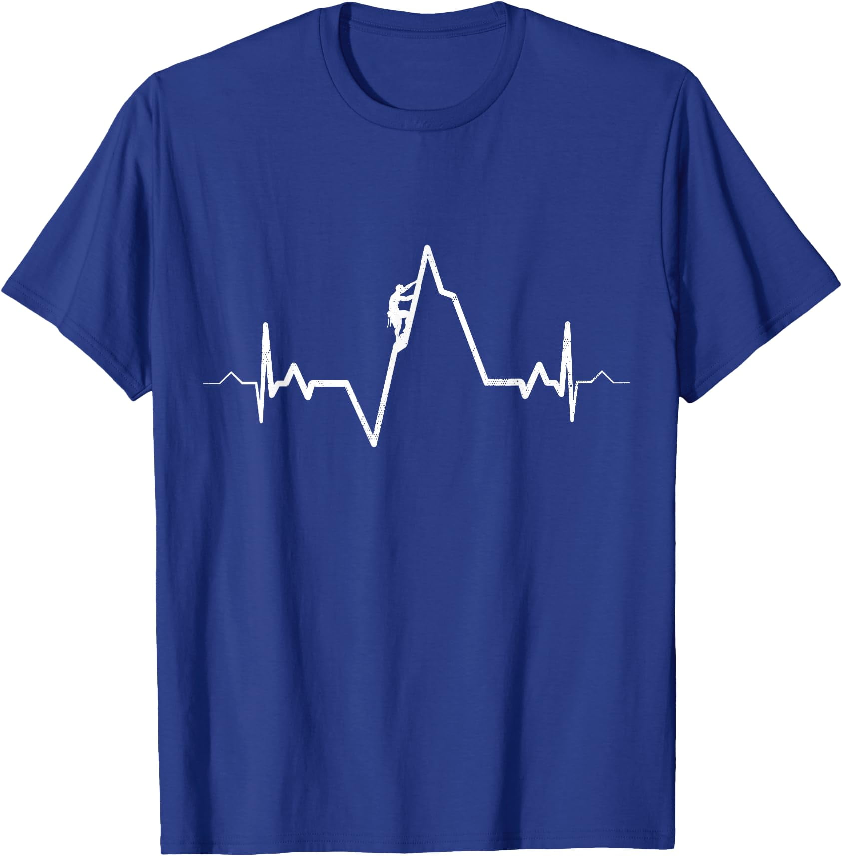 Cool Rock Climbing Heartbeat Mountain Pulse Climbers ECG Maglia A - Foto 13