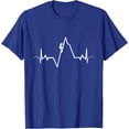 thumbnail image 1 of Climbing Heartbeat Rock Mountain Bouldering Gift Unisex T-Shirt for Men Women Kids Toddler,Royal Blue Color,Size XL, 1 of 5