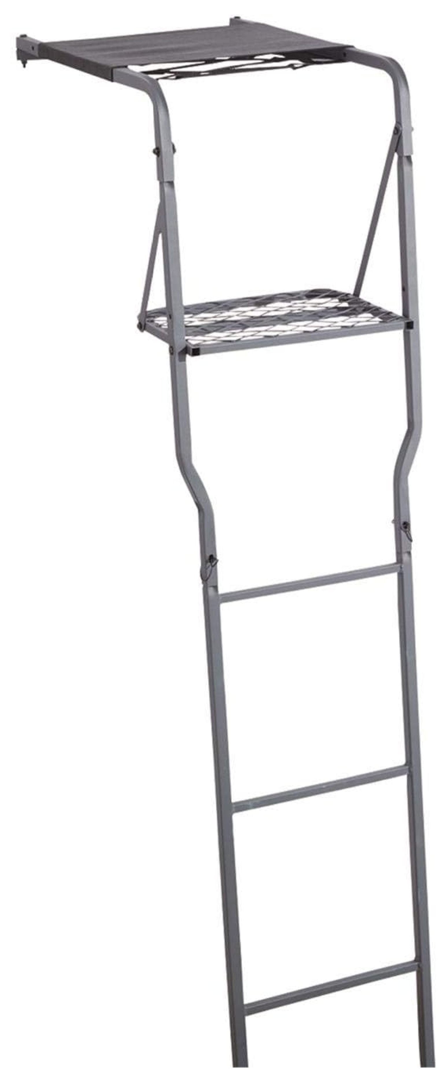 Climbing Ladder Tree Stand with Mesh Seat, Climbing Equipment for Deer Hunting, 15