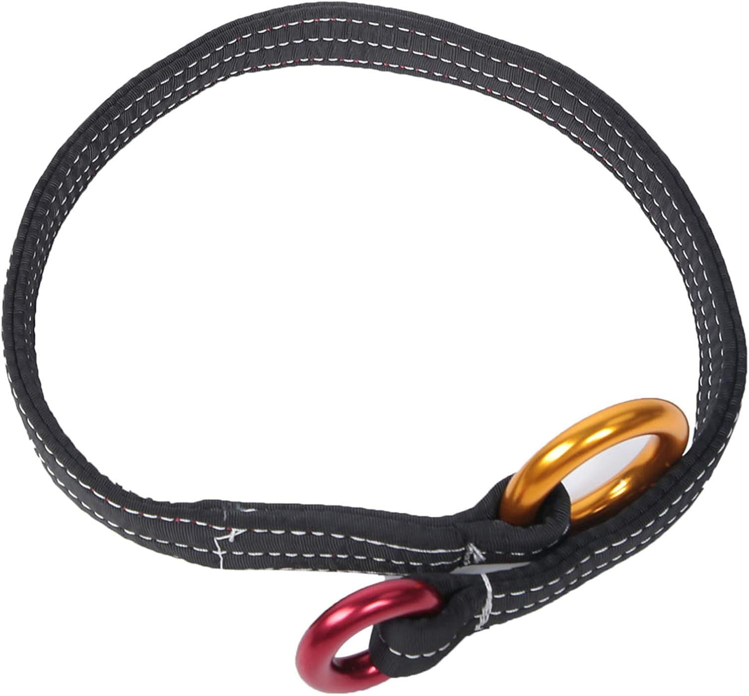 Climbing Lanyard for Tree Climbing, Outdoor Rock Climbing Wire Lanyard with Two Hanging Rings, Suitable for Sports