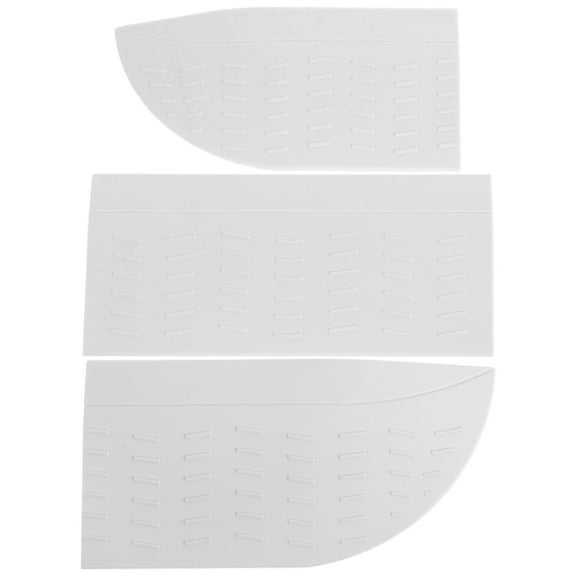 OFFIGAM White Rubber Climbing Mat Step Ramp Wheelchair Ramp Steps Transition Set for Easy Access