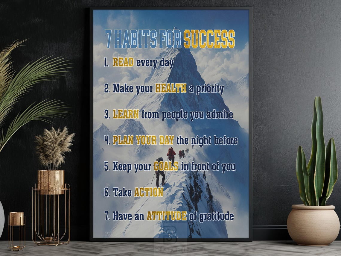Climbing Motivation Poster, Man, Living Room, Gallery Wall, Home And ...