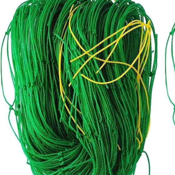 Climbing Plant Net 18-Strand Green Garden Trellis Mesh,Heavy Duty Nylon Vine Support for Flowers Ivy Vegetables,Bird Protection Barrier 3x9 Ft