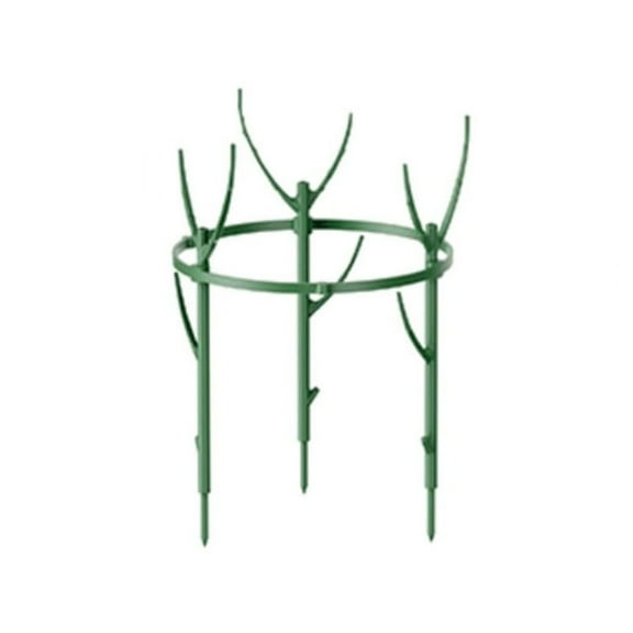 Climbing Plant Support with Metal Stakes Trellis Rings for Vegetables and Flowers (Single layer)