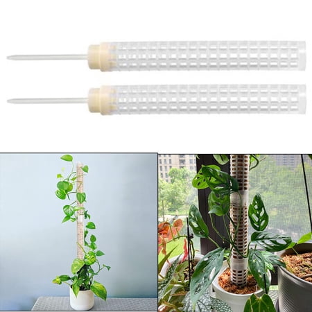 Climbing Plant Translucent Creepers Stackable Pole Growing Support for Coconut Palm Potted Orchid Monstera Spagnum