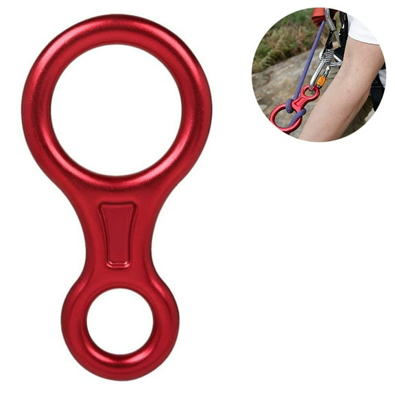 Climbing Rescue Heavy Duty & Large & High Strength Rappel Device Equipment for Rappelling, Belaying, Tree Climbing, Aerial Silks