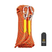 Climbing Rope, Dynamic Rock-Climbing Rope, Escape Rope Climbing Equipment 32ft/64ft/96ft/160ft/230ft/500ft/985ft/1000ft with Carry Bag Rescue Rope(10M/32ft)