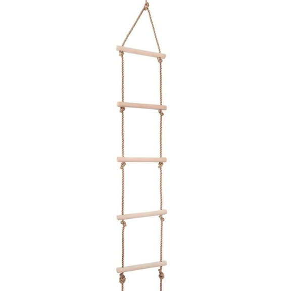 Climbing Rope Ladder for Kids - Backyard Outdoor Exercise Equipment - Ladder, Playground Rope Ladder for Swing Set