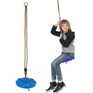 Triple Tree Wooden Swing, Tree Swing Set for Kids Teens Adults with  Adjustable Rope and 2 Steel Carabiner Hooks, Swing Sets for Backyard  Outdoor