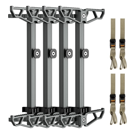 Climbing Sticks  Lightweight Aluminum Hunting Steps Non-slip Tree For Collapsible Ladder Stands With Straps