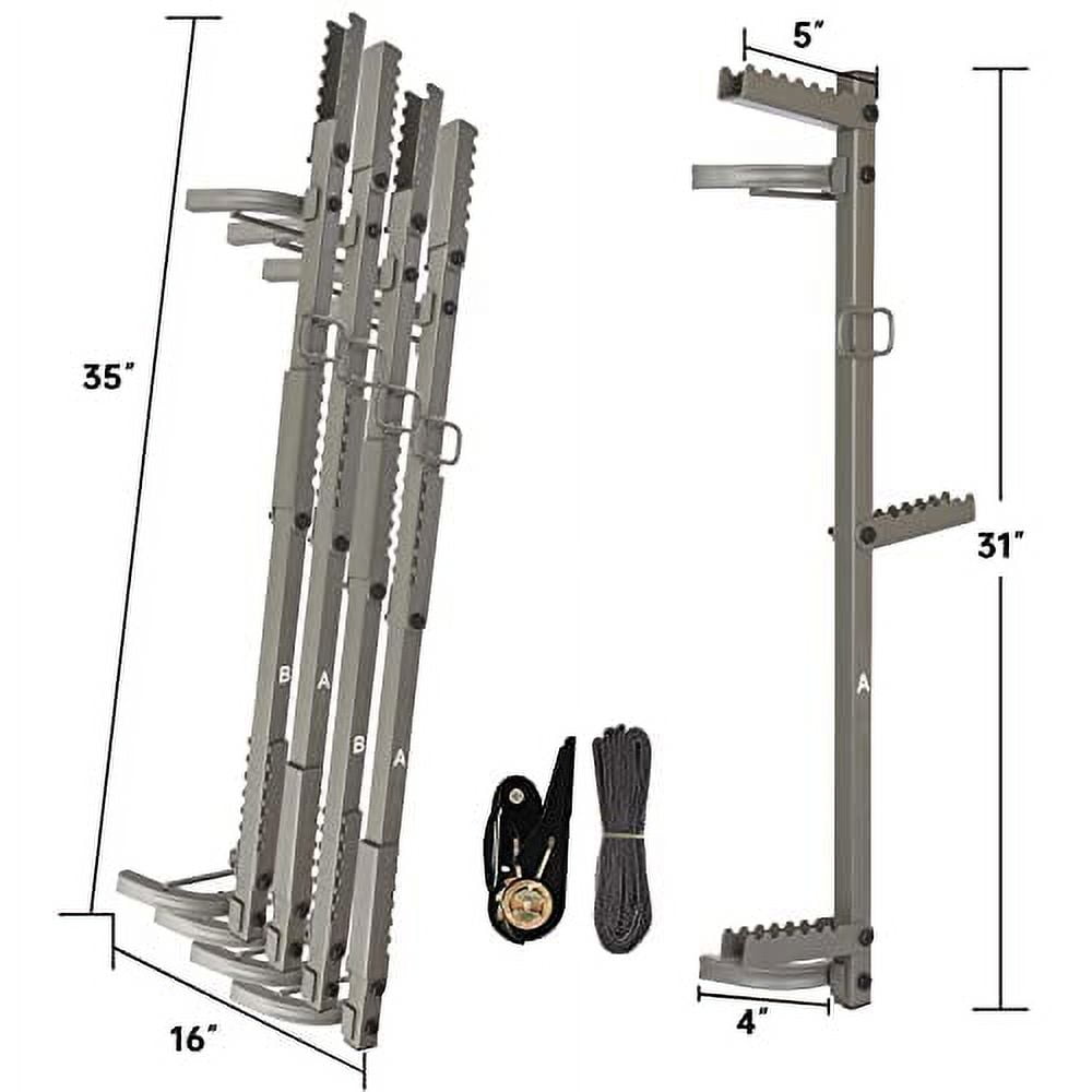 Climbing Sticks for Treestand Hunting Ladder Fold Up Steps Max