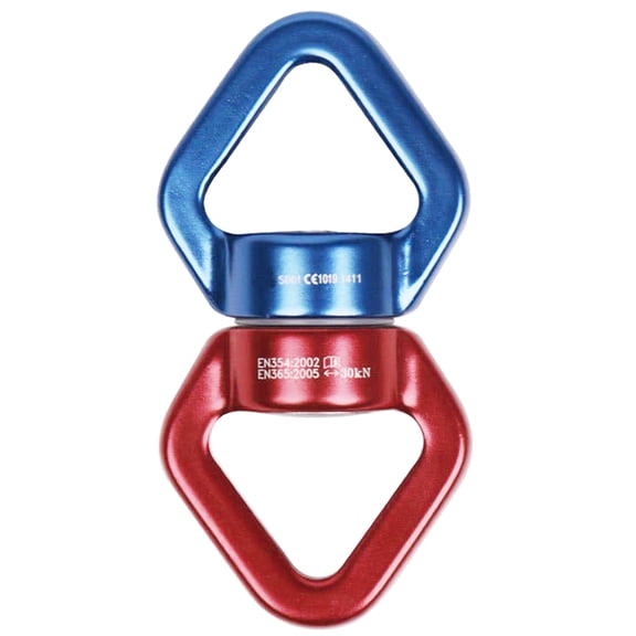 Climbing Swivels 30KN 360 Degree Rotational Swivels Connectors Sealed Bearings