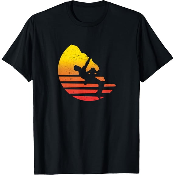 Climbing T-Shirt Mountain Rock Climber Bouldering Gift T-Shirt