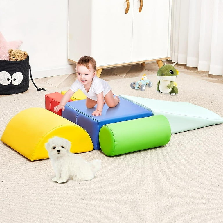 Children's Factory Up & Down 2-Piece Soft Play Set, Foam Toddler Toys, Baby  Crawling Mats & Climbers, Contemporary