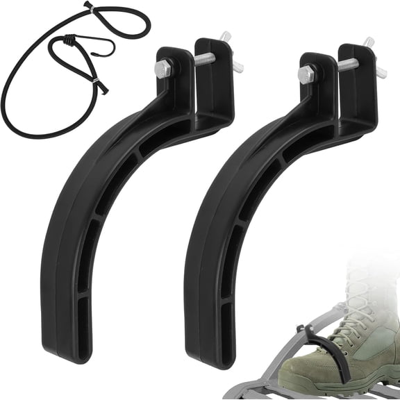 Climbing Tree Stand Accessories, Rapid Climb Stirrups with Elastic Rope, Adjustable Treestand Accessories for 1'' Square Tube Bracket Outdoor Hunting Standing Safety