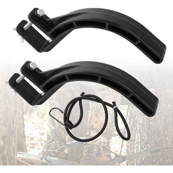 Climbing Tree Stand Accessories with Elastic Rope Adjustable Rapid Climb Stirrups with Screws for 1inch Square Tube Bracket