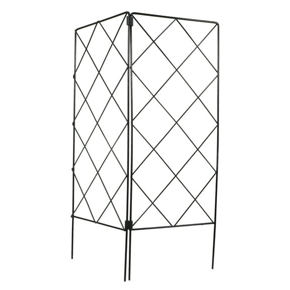 Climbing Vine Stand Gardening Frame Planter Outdoor Cucumber Trellis Iron 2 Pcs