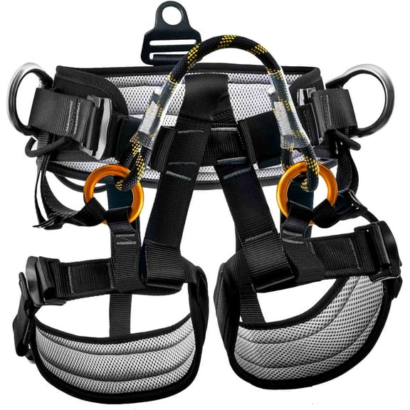 Climbing belts, Thicken Professional Large Size Safety Seat Belts for Tree Climbing, Rescuing Work, Rappelling and Other Outdoor Adventure Activities