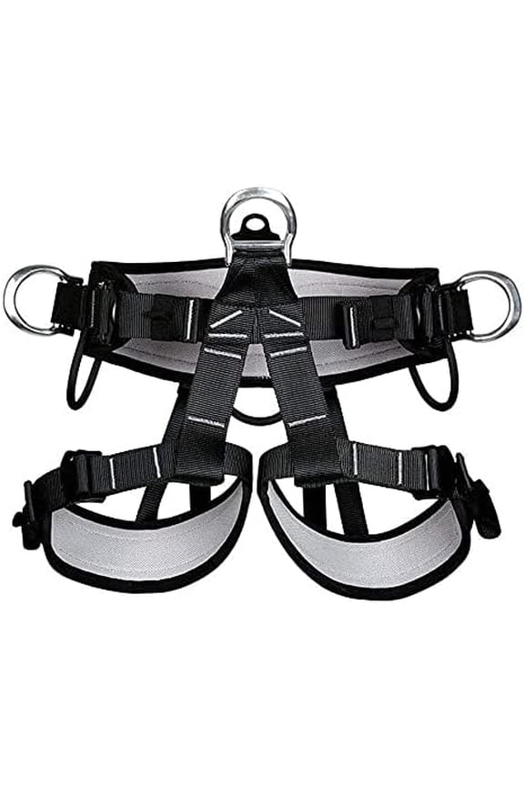 Climbing belts, Thicken Professional Safety Belt with Magnesium Alloy Connection Ring, Outdoor Momentum Belt for Rock Climbing, Fire Rescue, Rappelling$$Sport & Recreation Other