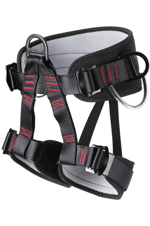 Climbing belts, Thicken Professional Safety Belt for Caving Rock Climbing Fire Rescuing Rappelling Tree and Outdoor Adventure Activities