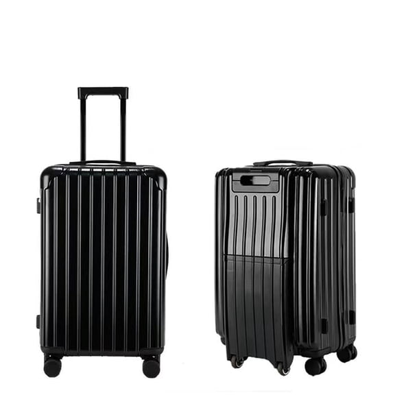 Climbing stairs luggage, Black, 26"