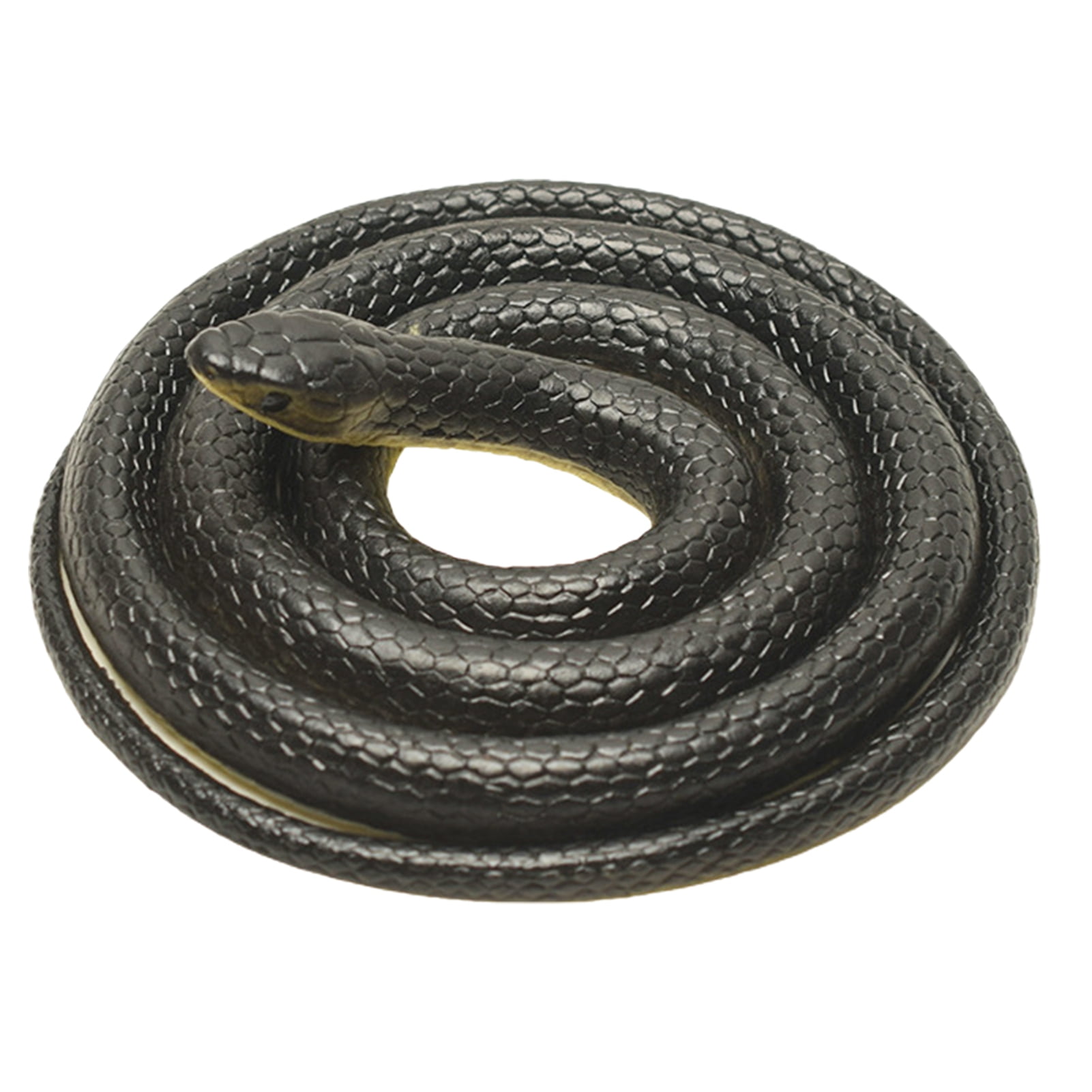 Clinaoy Fake Snake Realistic Scales Creative Simulation Snake Prank Toy ...