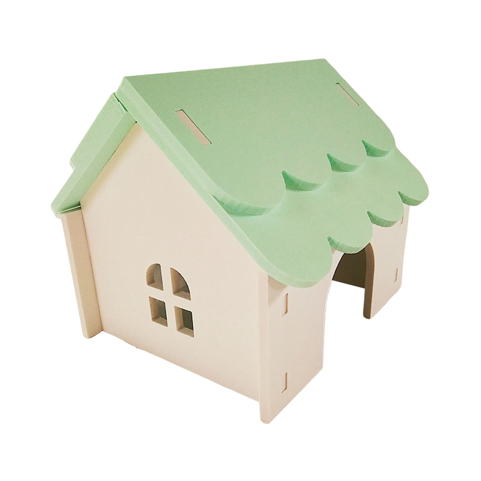 Clinaoy Hamster House Toy Pet Small Animal Hideout Hut with Porous ... - Mini Hideaways For Hamsters