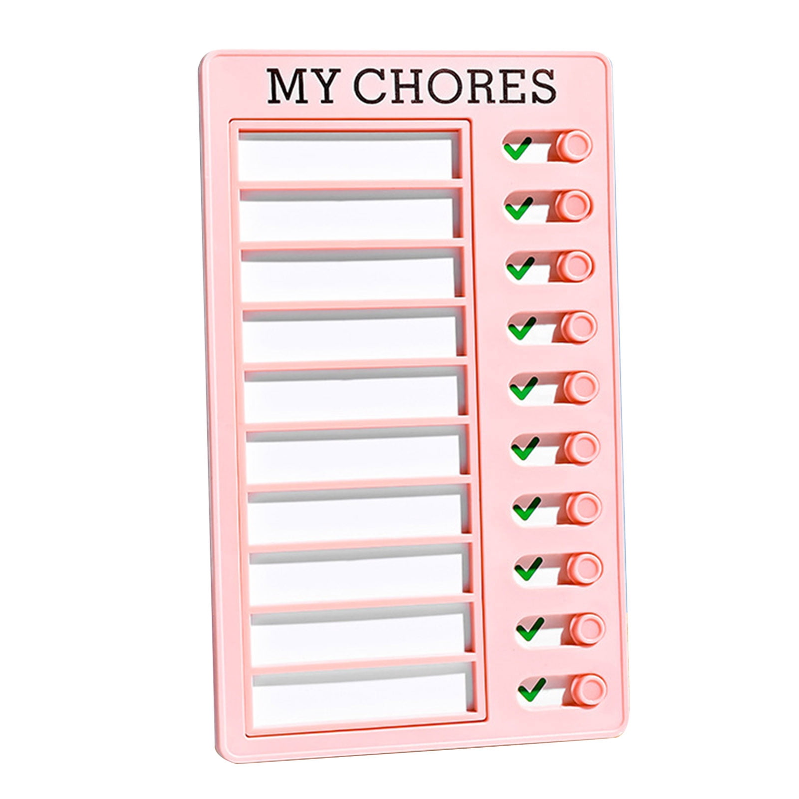 Clinaoy Kids Adult Self-discipline Time Clock Sliding Clock with 100 ...